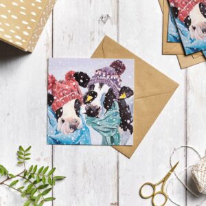 Dairy Cow Christmas Card Pack