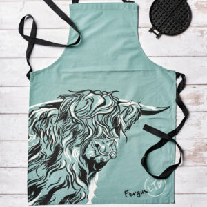 Fergus, Highland Bull Apron