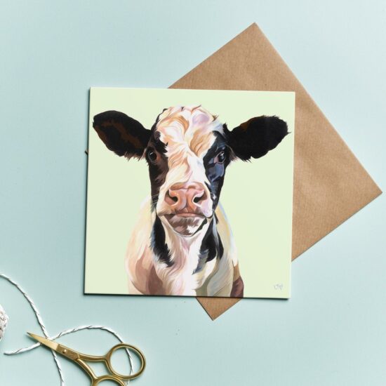 Dairy Calf Birthday Card