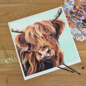 Highland Cow Print