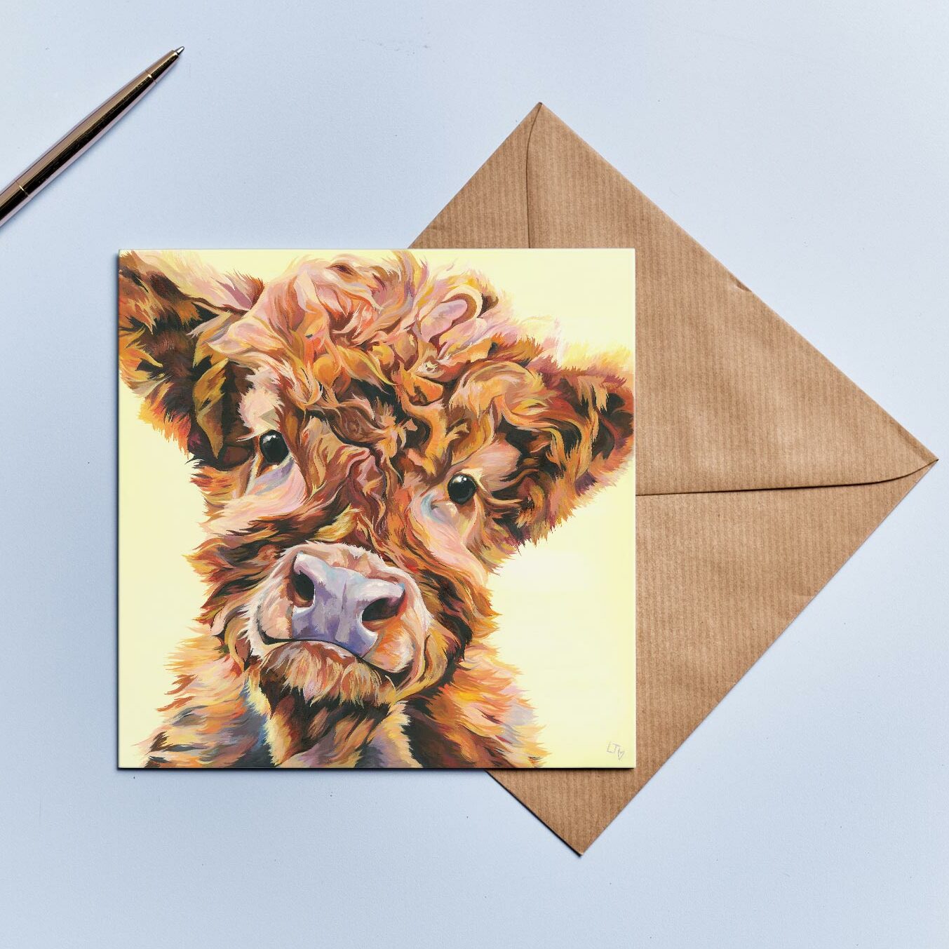 New Baby Cow Card