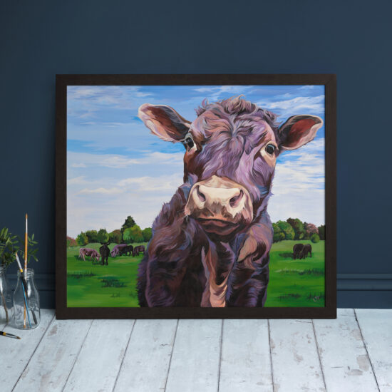 How Now Brown Cow Original Painting