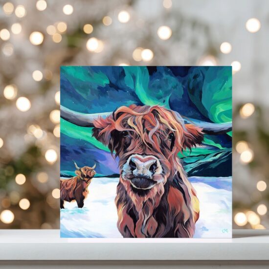 Northern Lights Christmas Card