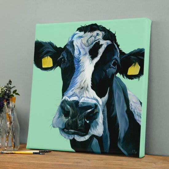 Mary Holstein Cow Cnvas