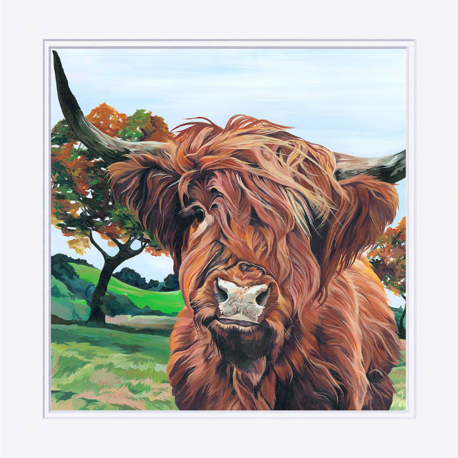 Large mounted Autumn Days Print