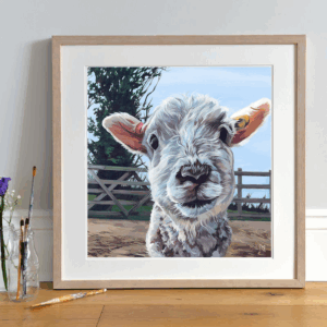 Large Lamb Art Print 'Sonny'