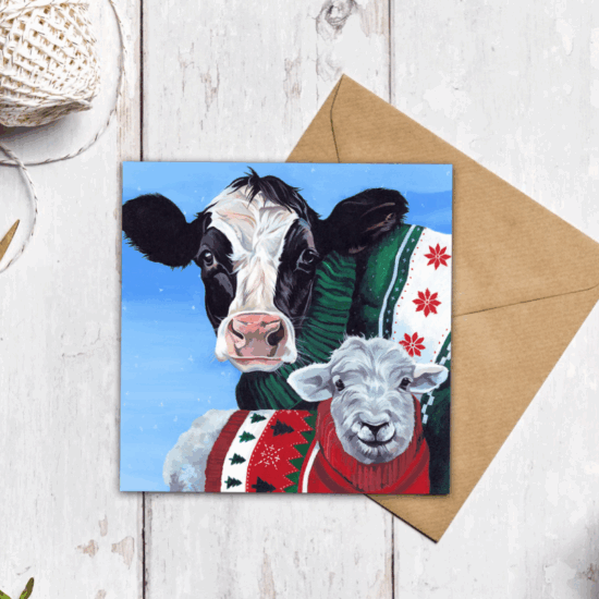 Festive Friends Single Card