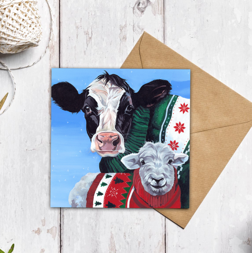 Festive Friends Single Card